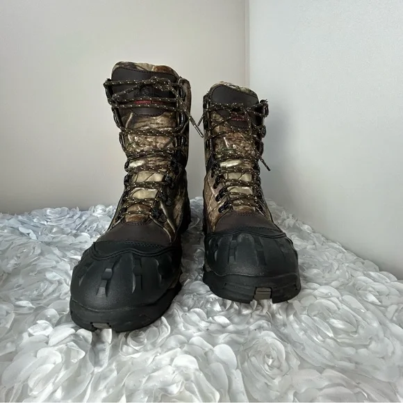 Red Wing Irish Setter Thinsulate Camo Leather Ankle Boots Men's 10 - Picture 2 of 12